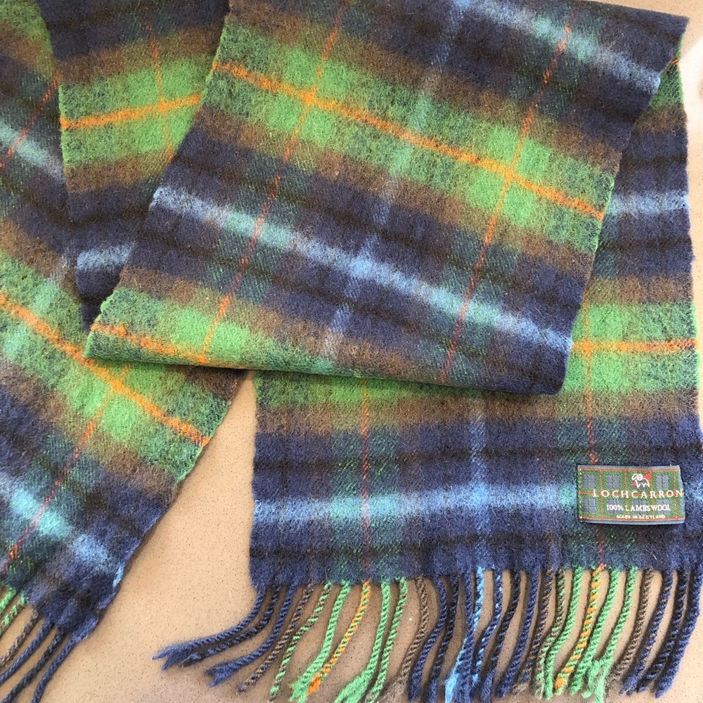 EUC Warm Scottish Plaid Scarf